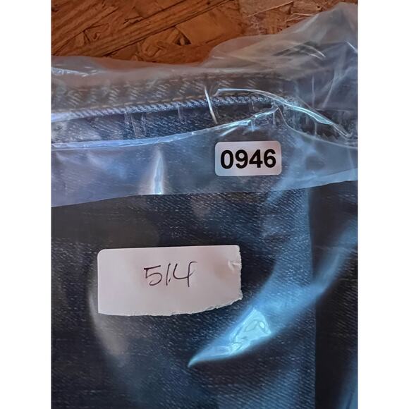 Levi's 514 Jeans Men’s Size 29x32* Slim Straight Fit Feathering Distressed Blue - Picture 13 of 13